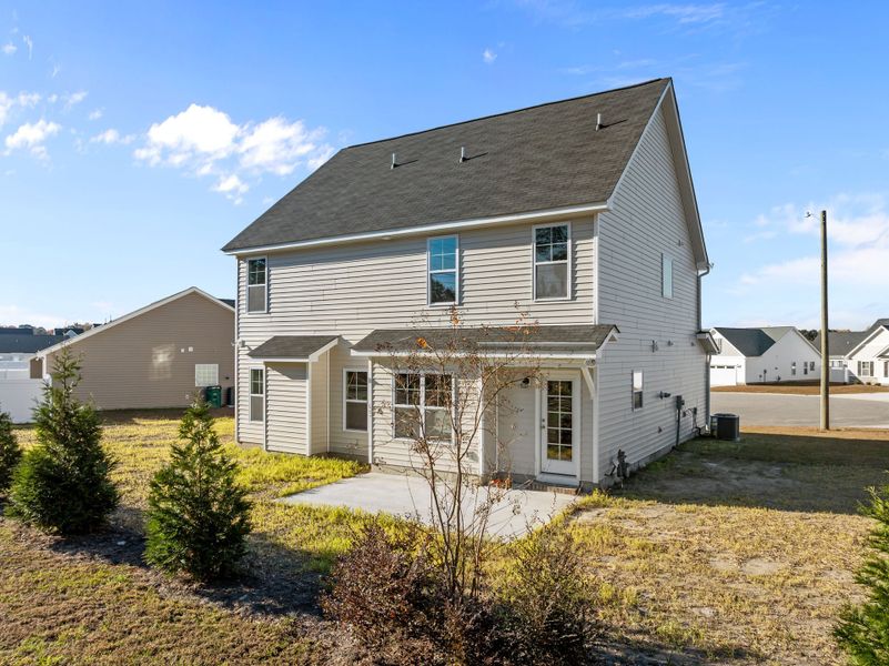 Exterior details and patio area of a home in Arbor Hills South, Greenville (Image 24). Exterior details and patio area of a home in Arbor Hills South, Greenville (Image 24).