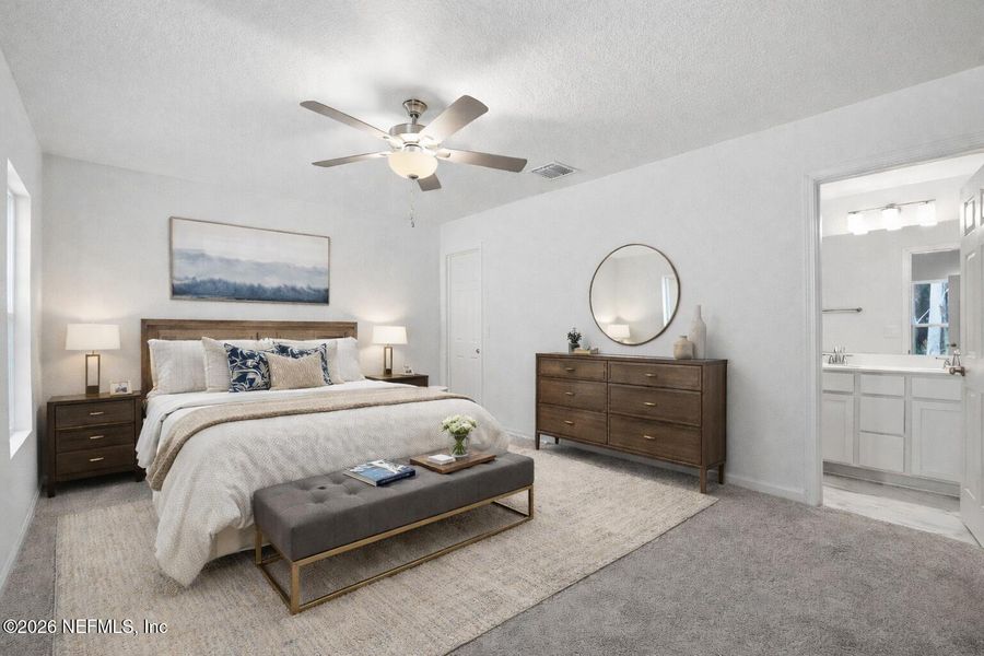 Furnished interior view inside a new home in , Jacksonville (Image 8).