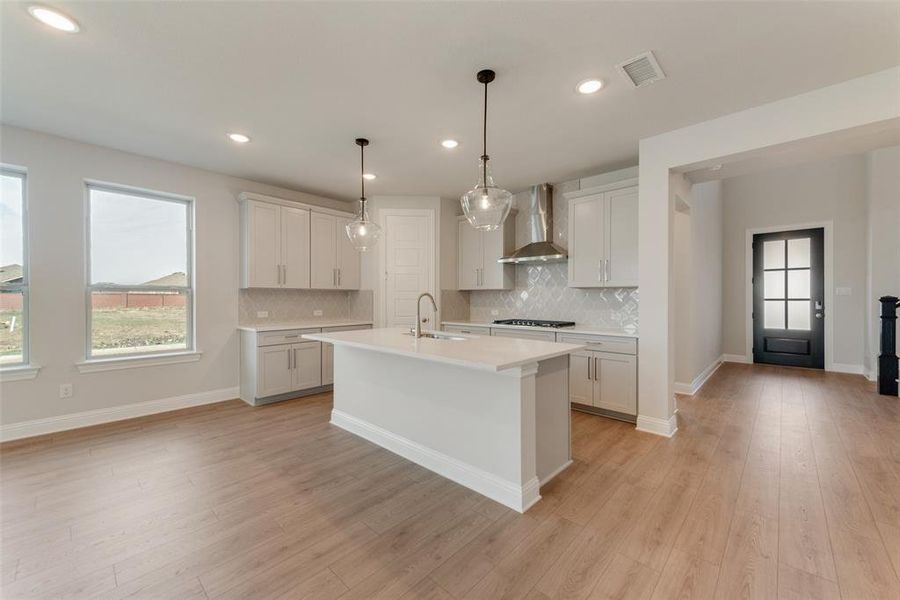 Furnished interior view inside a new home in Villages of Creekwood, Frisco (Image 8).