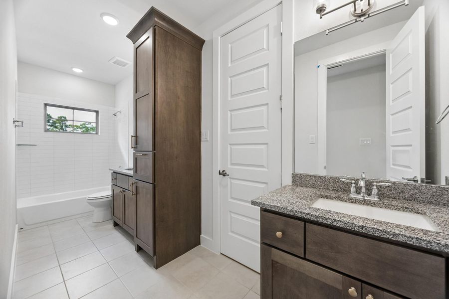 Furnished interior view inside a new home in , Houston (Image 42).