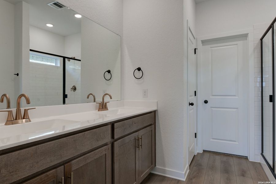 Furnished interior view inside a new home in Nopal Valley, San Antonio (Image 8).