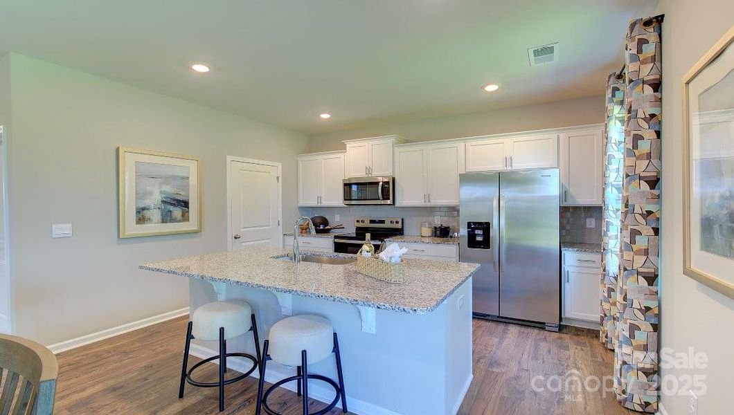 Photos are representative - model home