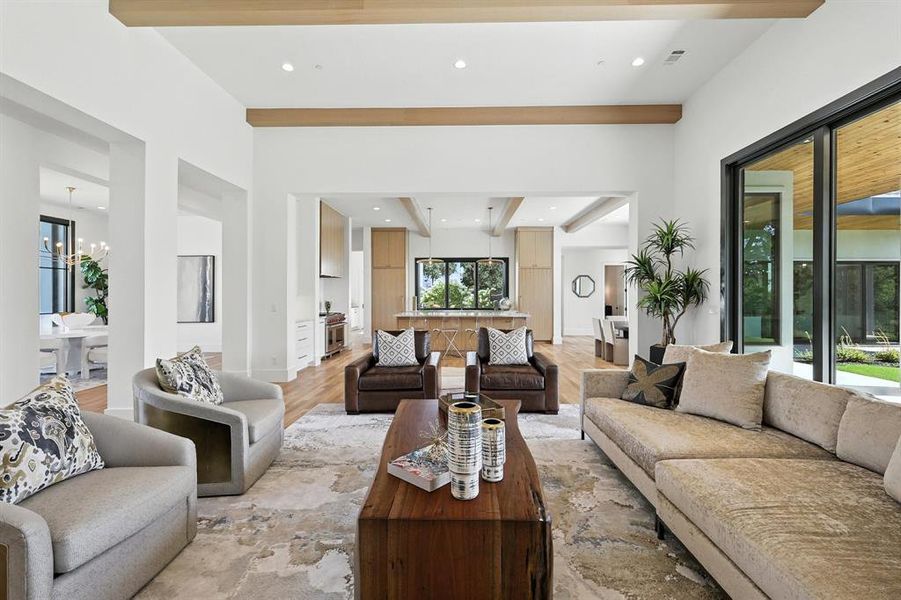 Furnished interior view inside a new home in , Colleyville (Image 25).