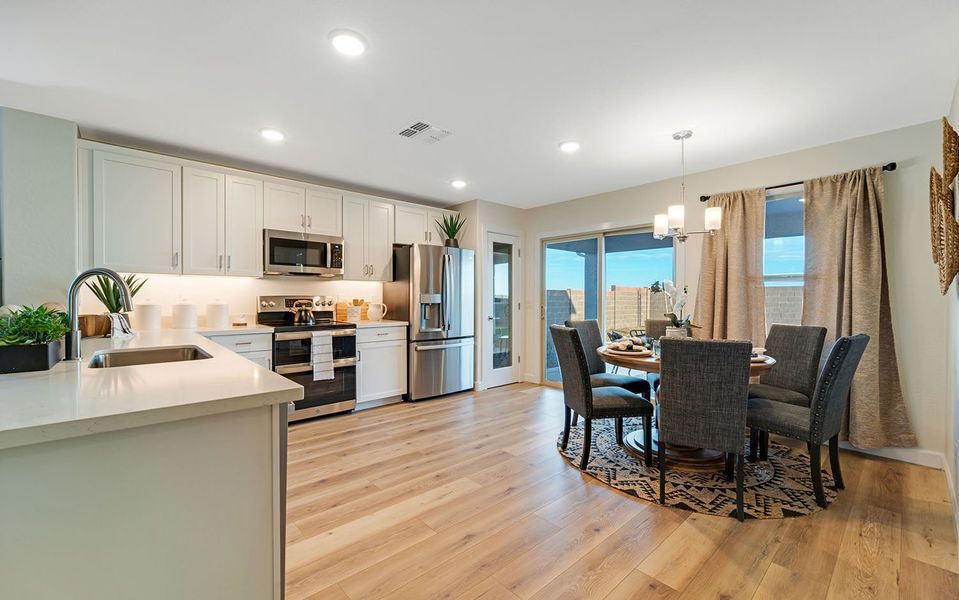 Representative furnished interior of a home built from the Comal by CastleRock Communities in Perkinsville, Chino Valley (Image 15). Representative furnished interior of a home built from the Comal by CastleRock Communities in Perkinsville, Chino Valley (Image 15).
