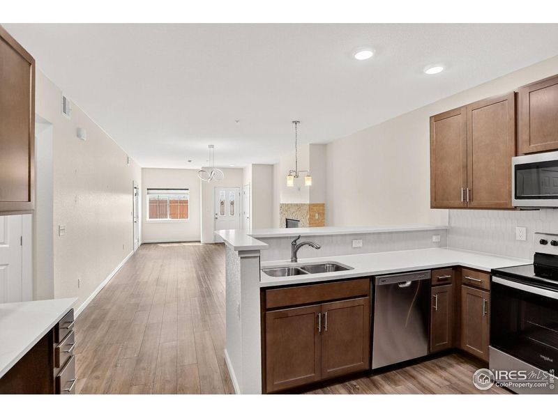 Furnished interior view inside a new home in , Longmont (Image 9).