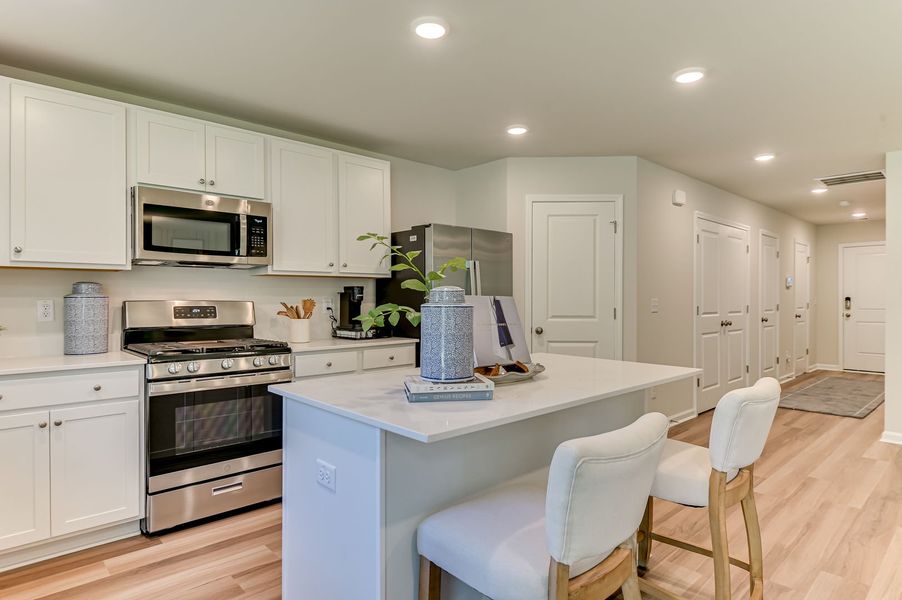 Representative furnished interior of a home built from the Frazier by Stanley Martin Homes in Essence at Bent Creek Village, Thomson (Image 142). Representative furnished interior of a home built from the Frazier by Stanley Martin Homes in Essence at Bent Creek Village, Thomson (Image 142).