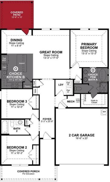 Beazer Homes Whitewing Allegheny plan