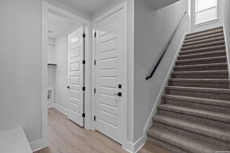 Spacious, unfurnished interior of a new home in The Reserve at Potranco Oaks, Castroville (Image 32). Spacious, unfurnished interior of a new home in The Reserve at Potranco Oaks, Castroville (Image 32).