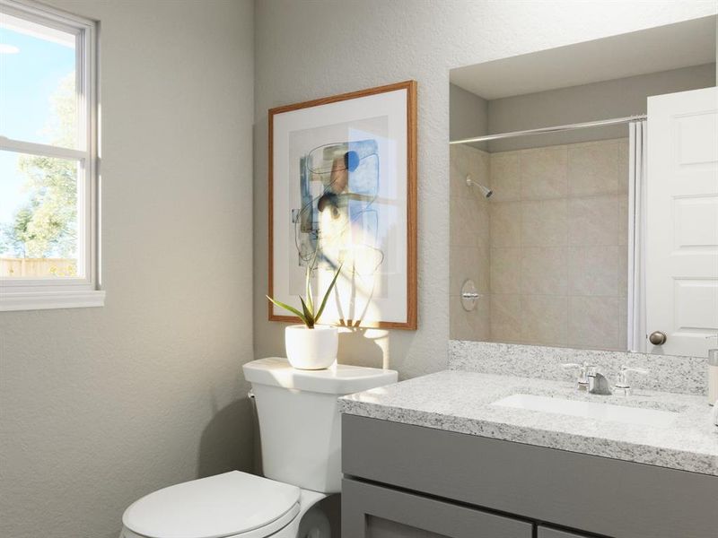 Furnished interior view inside a new home in Deer Creek, Fort Worth (Image 17).