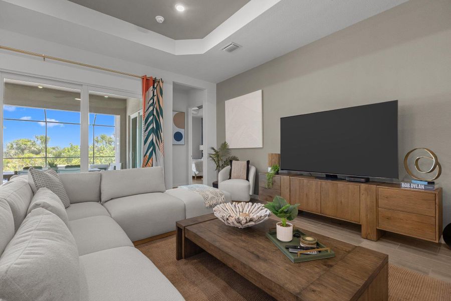 Furnished interior view inside a new home in , Venice (Image 40). Furnished interior view inside a new home in , Venice (Image 40).