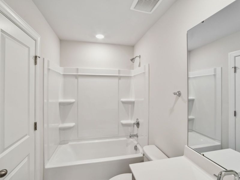 Furnished interior view inside a new home in Seattle Crossing, Shelby (Image 8). Furnished interior view inside a new home in Seattle Crossing, Shelby (Image 8).