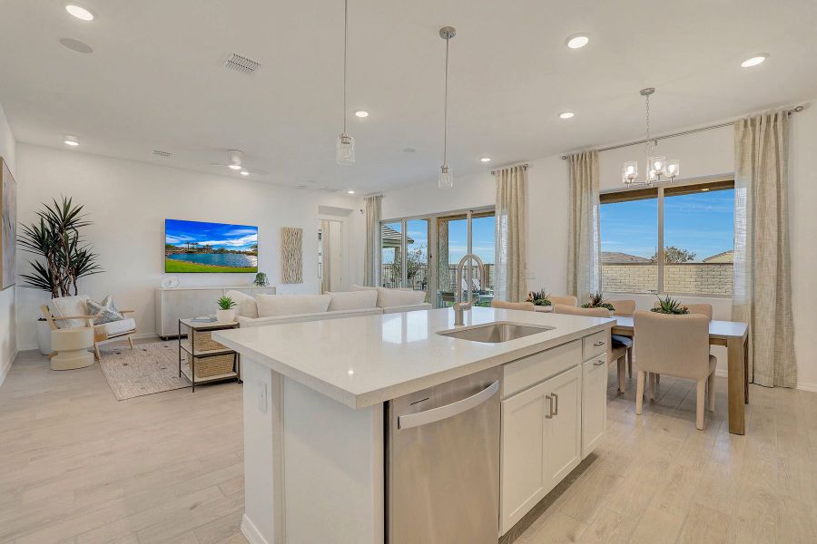 Representative furnished interior of a home built from the Lagoon by Mattamy Homes in Tyler Ranch, Buckeye (Image 19).