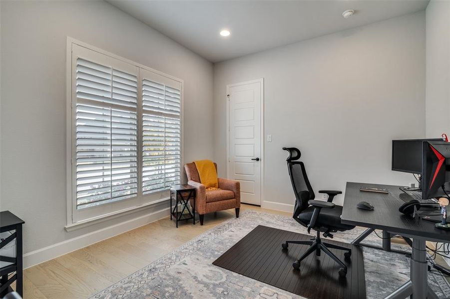 Large office in the front of the home with a window to see all the things in the neighborhood. Large office in the front of the home with a window to see all the things in the neighborhood.