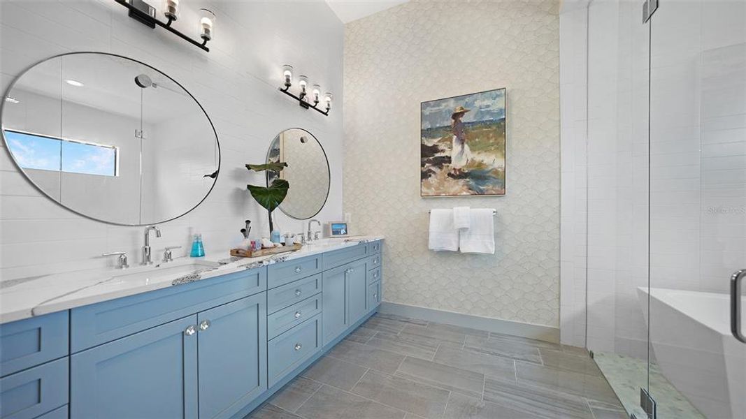 Furnished interior view inside a new home in , Venice (Image 45).