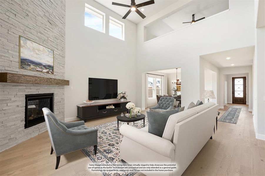 Furnished interior view inside a new home in Parks at Panchasarp Farms 65, Burleson (Image 14). Furnished interior view inside a new home in Parks at Panchasarp Farms 65, Burleson (Image 14).