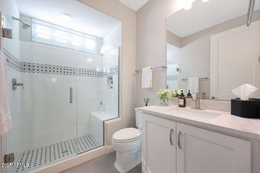 14 - 2nd Bathroom - shower with seat