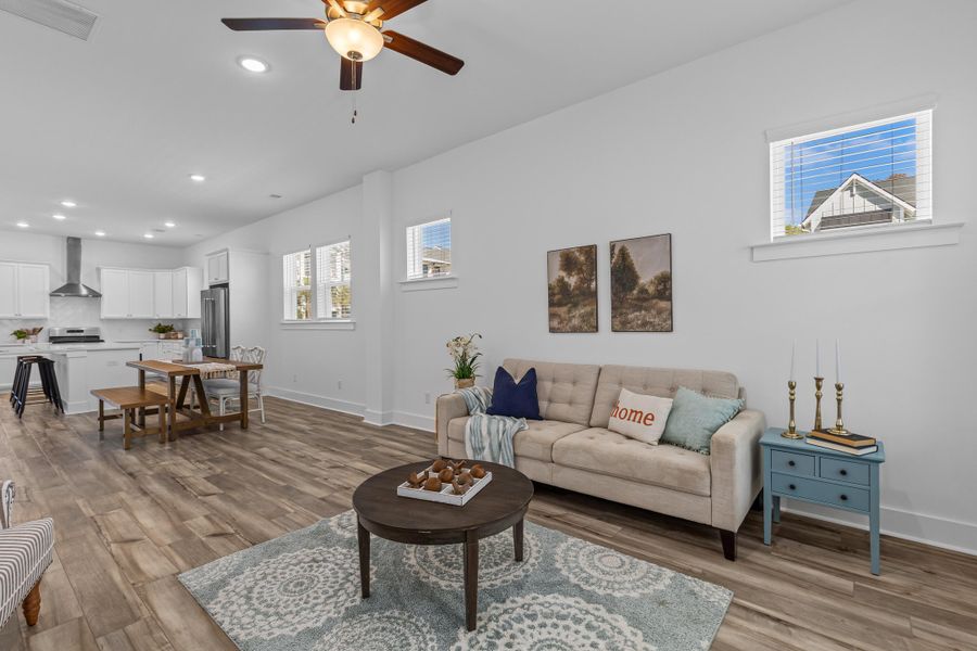 Furnished interior view inside a new home in , Charleston (Image 15).
