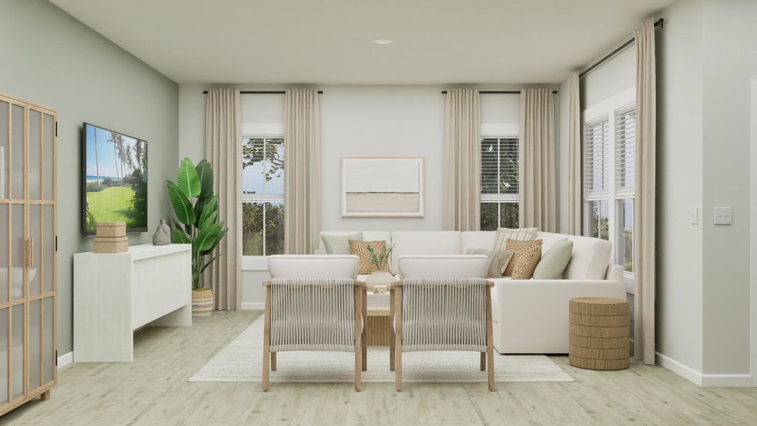 Furnished interior view inside a new home in , Summerville (Image 4). Furnished interior view inside a new home in , Summerville (Image 4).