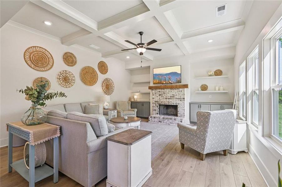 Furnished interior view inside a new home in , Hoschton (Image 54).