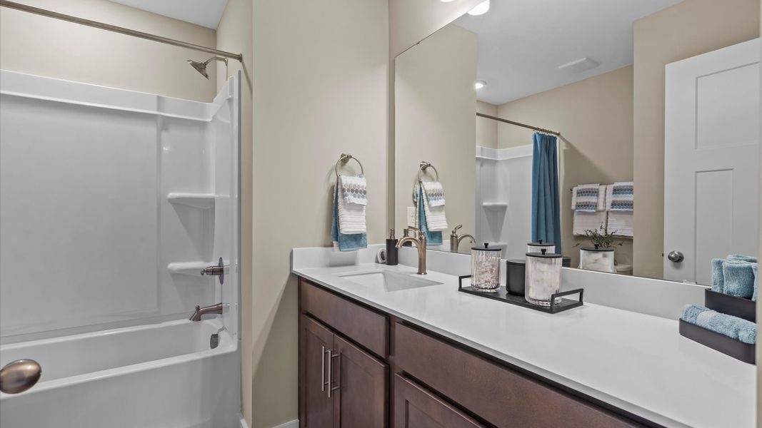 Representative furnished interior of a home built from the Corner Litchfield by DRB Homes in Ransdell Pointe, Spartanburg (Image 23). Representative furnished interior of a home built from the Corner Litchfield by DRB Homes in Ransdell Pointe, Spartanburg (Image 23).