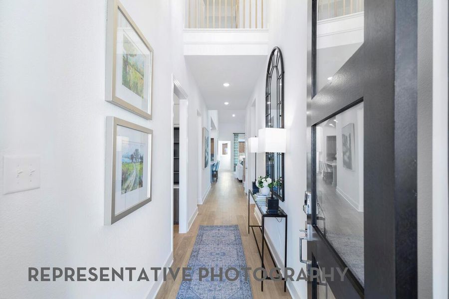 Furnished interior view inside a new home in Wolf Ranch, Georgetown (Image 14).