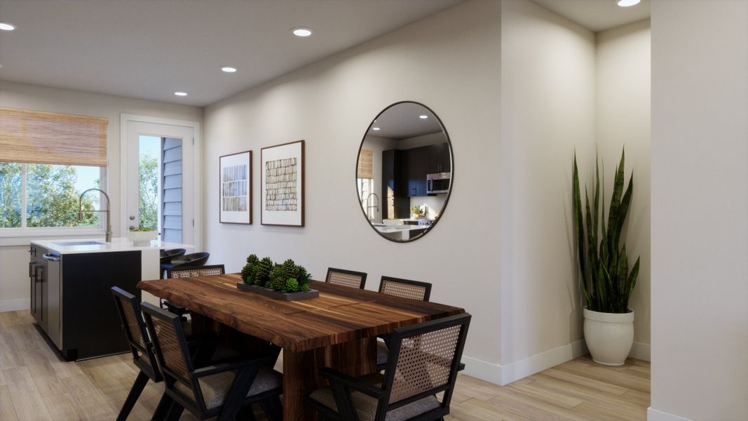 Representative furnished interior of a home built from the 1 by Trumark Homes in Berkeley Villas, Denver (Image 10).