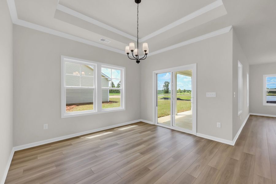 Representative unfurnished interior of a home built from the Addison II by Great Southern Homes in Westfield, Conway (Image 12).