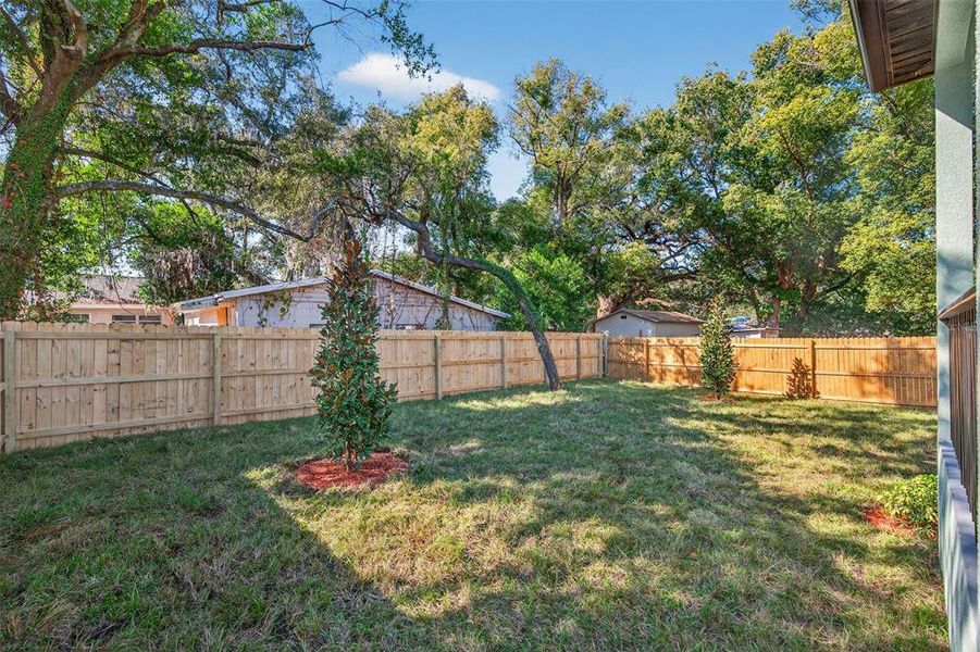 Exterior details and patio area of a home in , Tampa (Image 35). Exterior details and patio area of a home in , Tampa (Image 35).