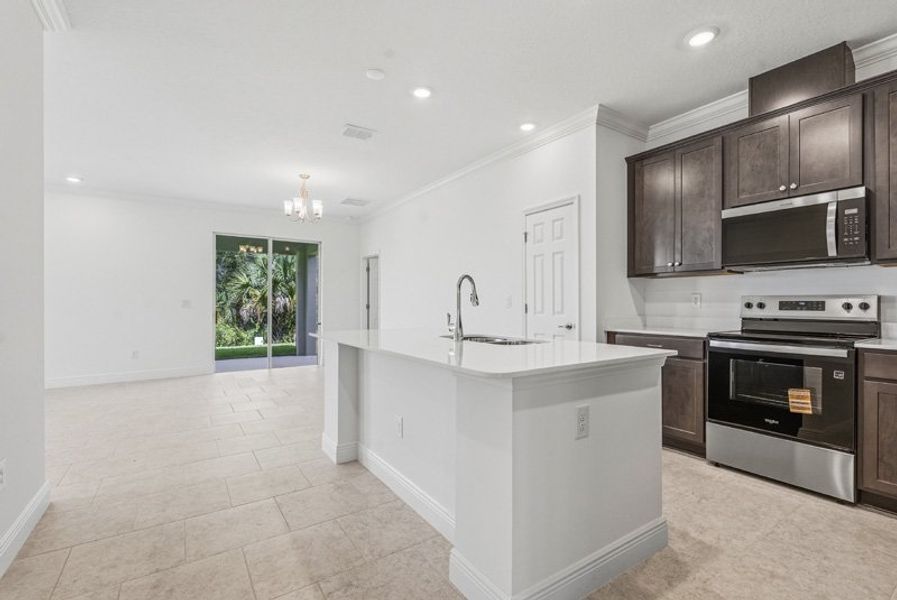 Furnished interior view inside a new home in Eden Hills, Lake Alfred (Image 15).