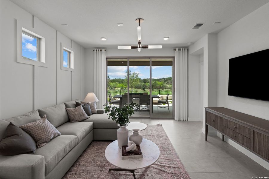 Furnished interior view inside a new home in Del Webb New Braunfels at Veramendi, New Braunfels (Image 13).