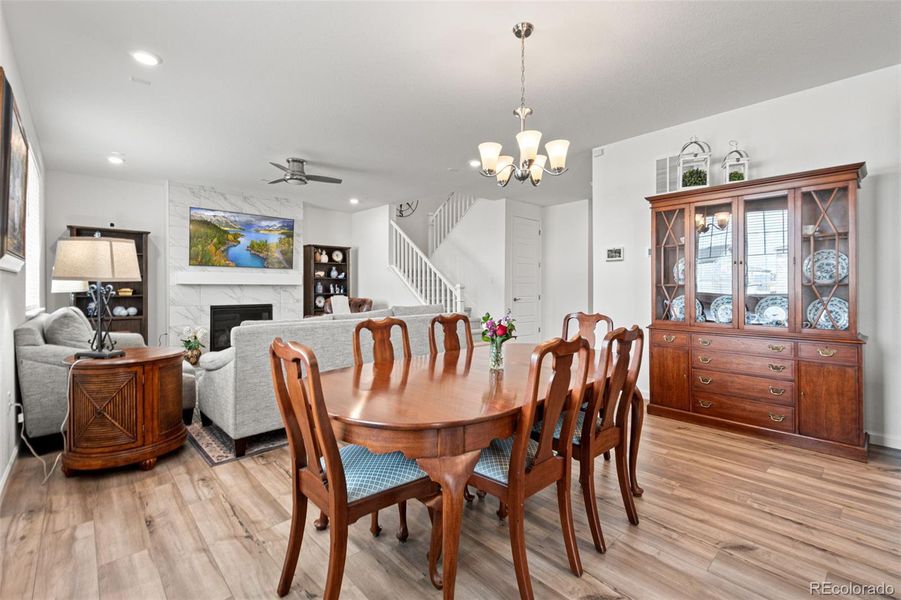 Furnished interior view inside a new home in , Parker (Image 29).