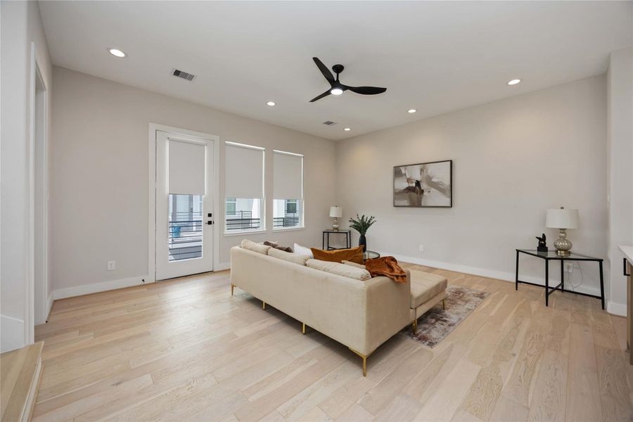 Furnished interior view inside a new home in , Houston (Image 10). Furnished interior view inside a new home in , Houston (Image 10).