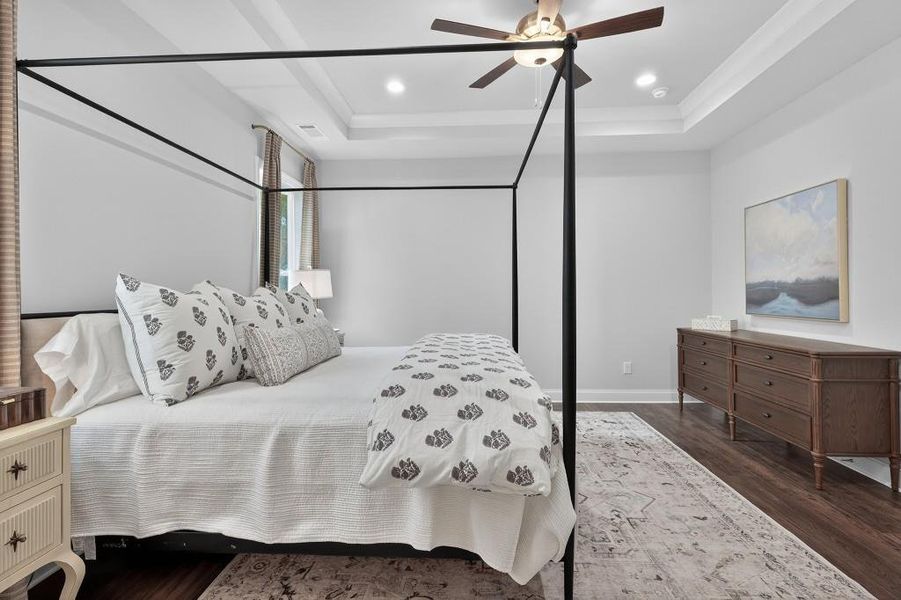 Furnished interior view inside a new home in Hemingway, Flowery Branch (Image 35).