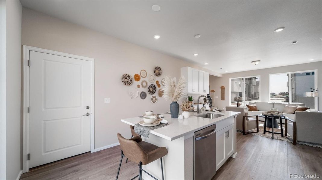 Furnished interior view inside a new home in , Bennett (Image 28).