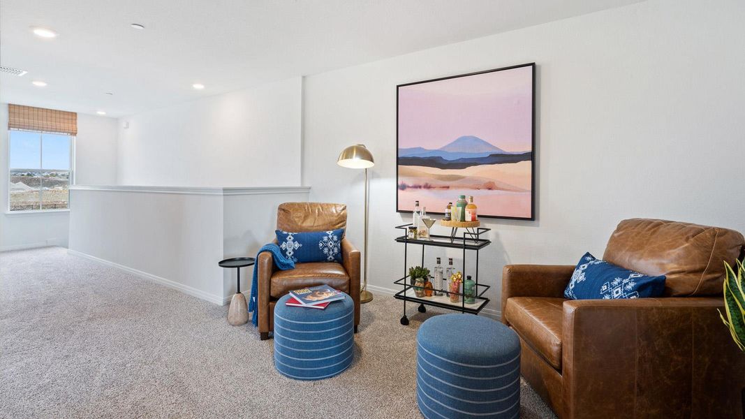 Furnished interior view inside a new home in Avery Centre, Round Rock (Image 26).