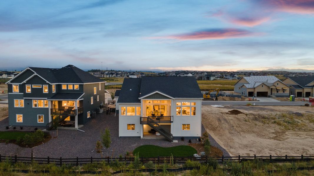 Representative exterior photo of a completed home built from the Ridge by Taylor Morrison in Macanta Destination Collection, Castle Rock, CO (Image 25).