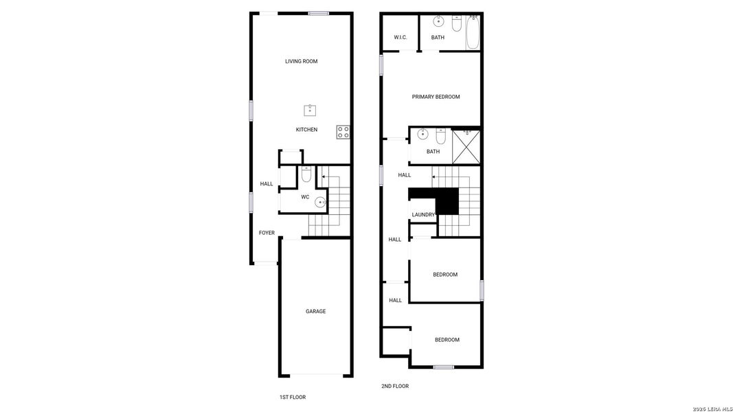 2D floor plan layout of this home in Aston Park, San Antonio, TX (Image 5).