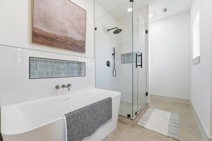 Furnished interior view inside a new home in , Houston (Image 8).