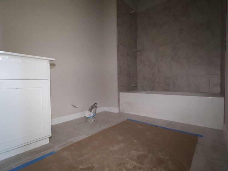 In-progress construction of a new home in Cascades at Onion Creek, Austin, TX (Image 5).