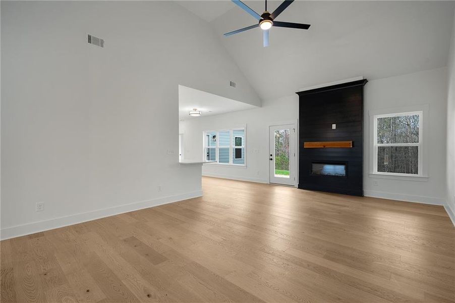 Spacious, unfurnished interior of a new home in , White (Image 30).