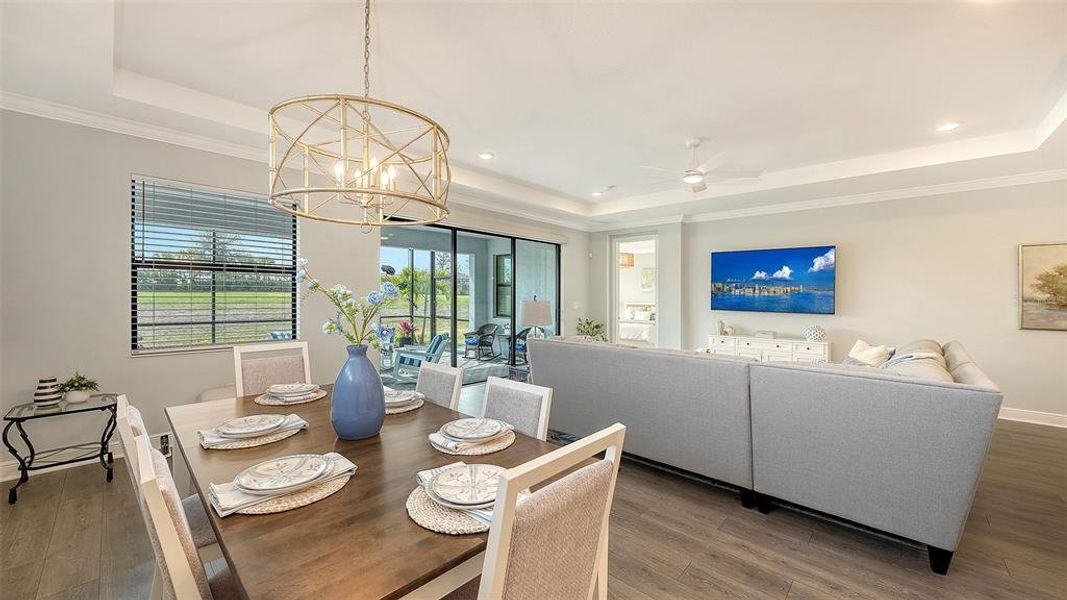 Furnished interior view inside a new home in , Bradenton (Image 17).