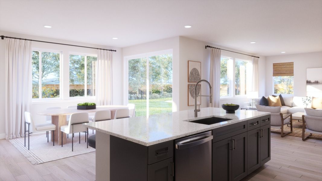 Representative furnished interior of a home built from the Hollow by Trumark Homes in Trumark Homes at Tanterra, Parker (Image 10).