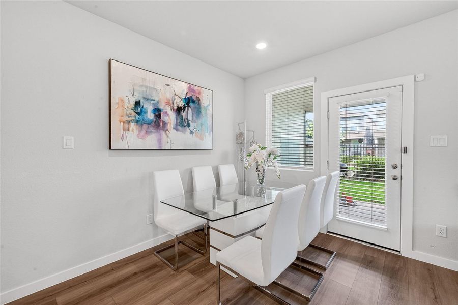 Furnished interior view inside a new home in McClendon Park Village, Houston (Image 14).