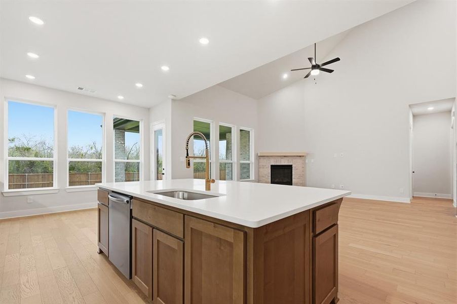 Furnished interior view inside a new home in Sonoma Verde: 70ft. lots, McLendon-Chisholm (Image 6).