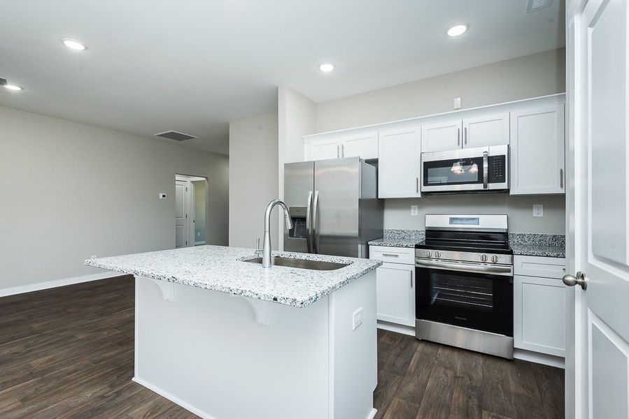 Representative furnished interior of a home built from the Camden A by Foundation Home Builders LLC in Pinnix Loop, Burlington (Image 3).