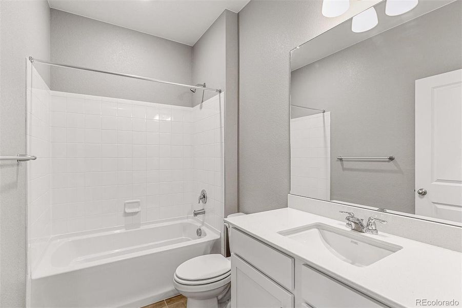 Furnished interior view inside a new home in Spring Valley Ranch, Elizabeth (Image 11). Furnished interior view inside a new home in Spring Valley Ranch, Elizabeth (Image 11).