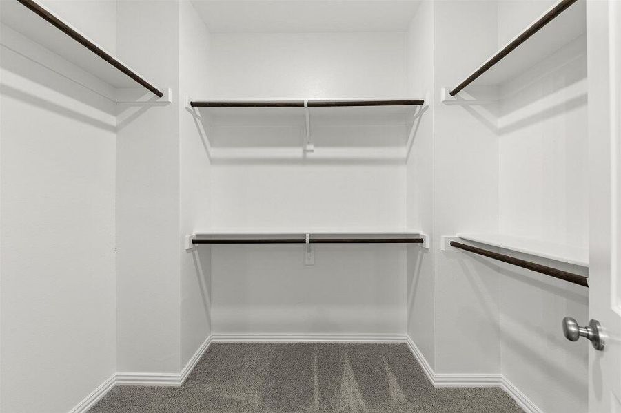 Primary Suite Walk in Closet