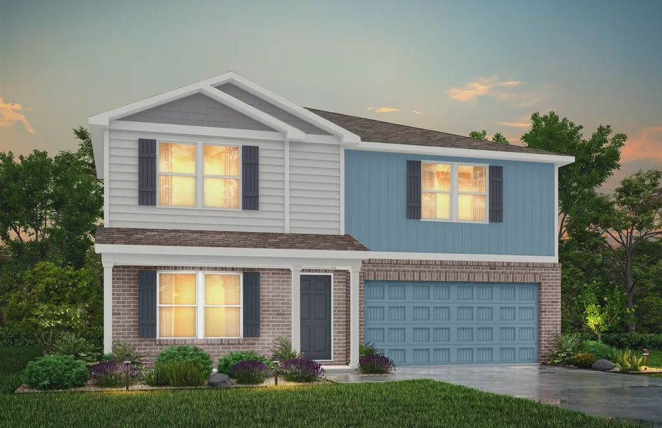 Representative exterior photo of a completed home built from the Jackson by National HomeCorp in Villages of Mayfield, Cleburne, TX (Image 29).