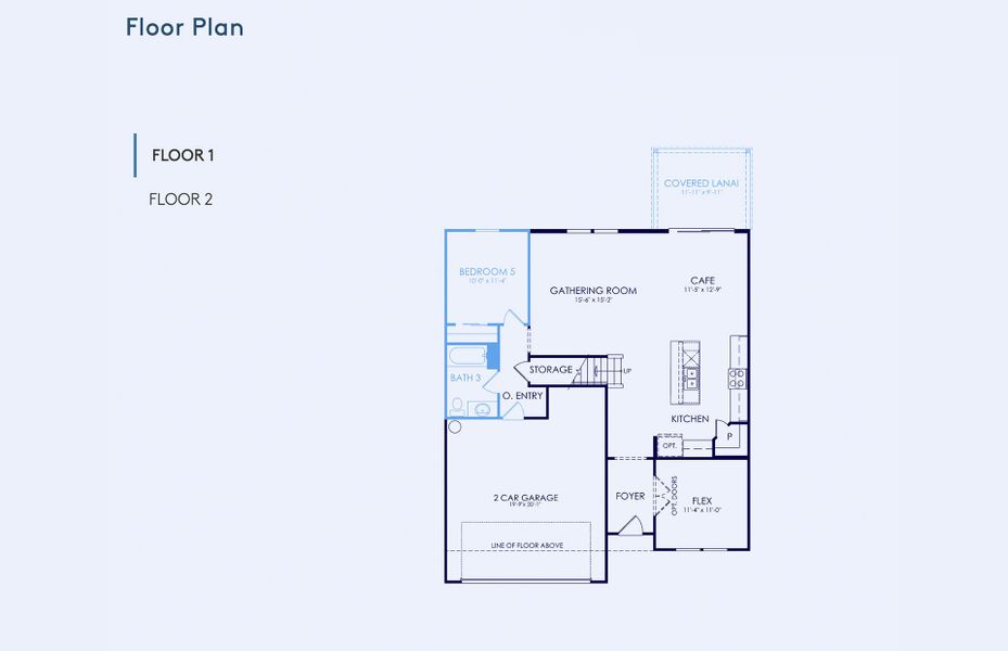 2D floor plan layout of this home in Fox Hollow, Spartanburg, SC (Image 3).