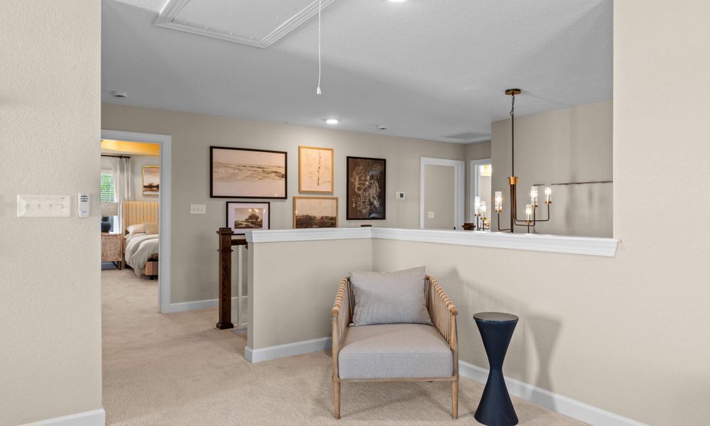 Representative furnished interior of a home built from the The Waverunner by Chesapeake Homes in Bridgewater - Shorehaven Village, Little River (Image 30).